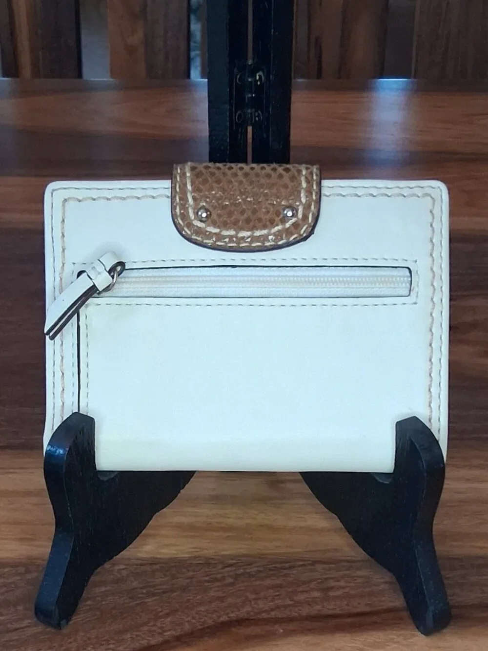 Coach Penelope Cream Leather Satchel Bag & Matching Turnlock Bifold Wallet Set